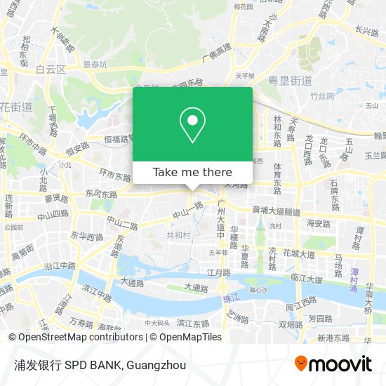 浦发银行 SPD BANK map