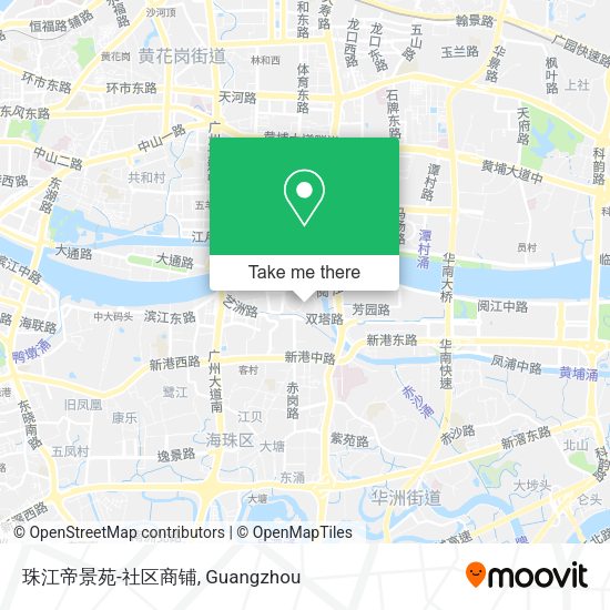 珠江帝景苑-社区商铺 map