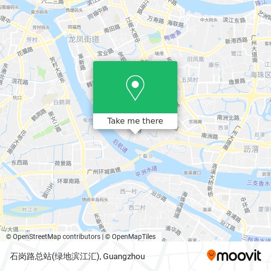 石岗路总站(绿地滨江汇) map