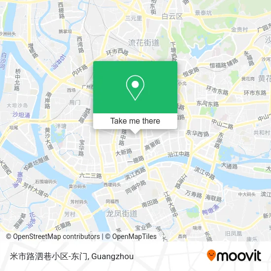 米市路泗巷小区-东门 map