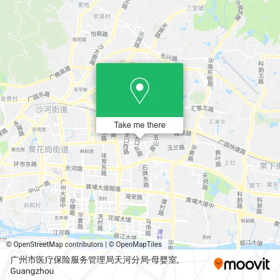 广州市医疗保险服务管理局天河分局-母婴室 map