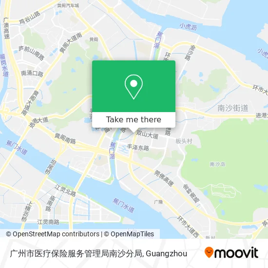 广州市医疗保险服务管理局南沙分局 map