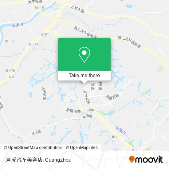 君爱汽车美容店 map