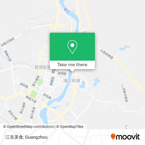 江东美食 map