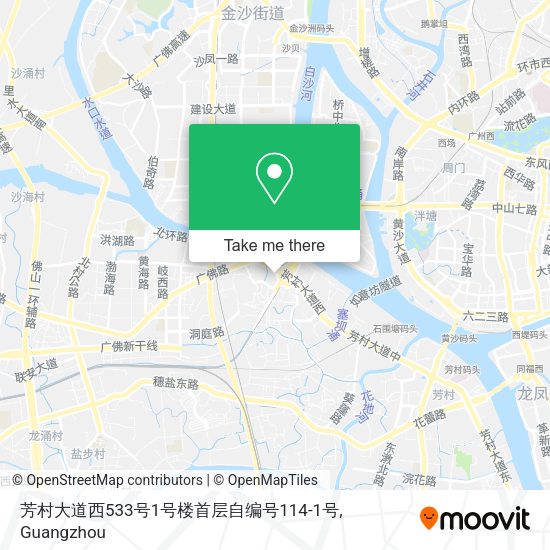 芳村大道西533号1号楼首层自编号114-1号 map