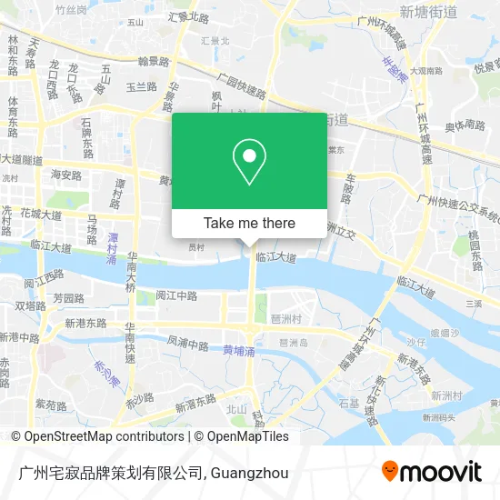 广州宅寂品牌策划有限公司 map