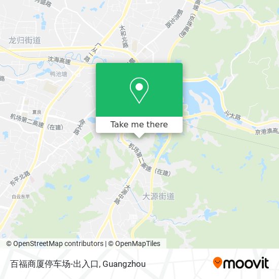 百福商厦停车场-出入口 map