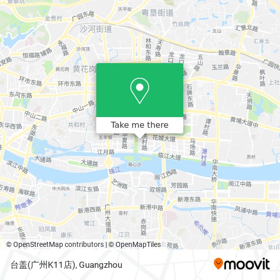 台盖(广州K11店) map
