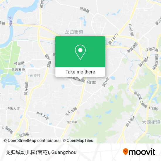 龙归城幼儿园(南苑) map