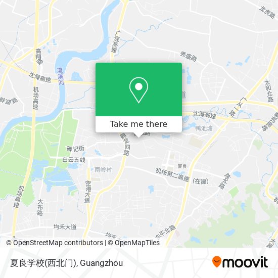 夏良学校(西北门) map