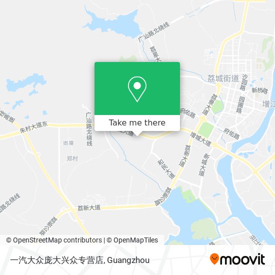 一汽大众庞大兴众专营店 map