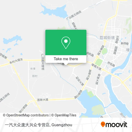 一汽大众庞大兴众专营店 map