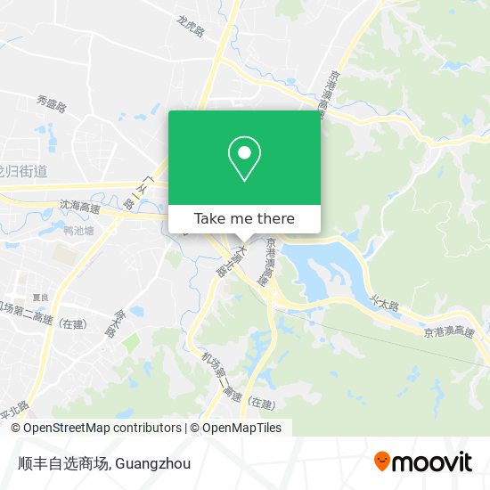 顺丰自选商场 map