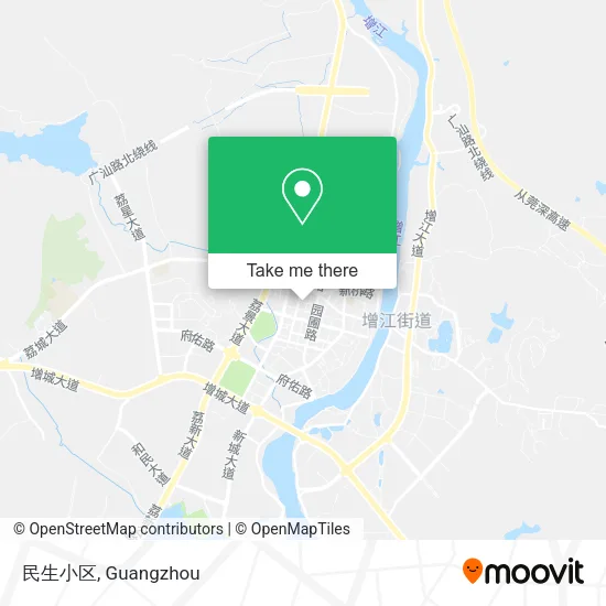 民生小区 map