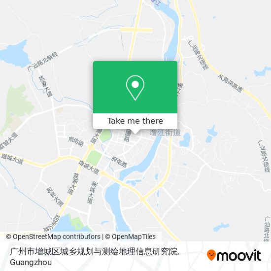 广州市增城区城乡规划与测绘地理信息研究院 map
