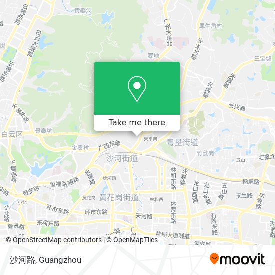 沙河路 map