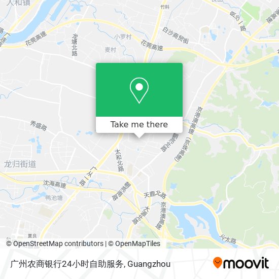 广州农商银行24小时自助服务 map