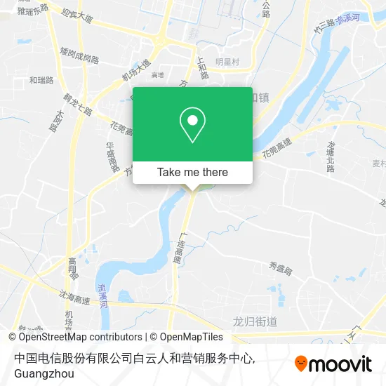中国电信股份有限公司白云人和营销服务中心 map