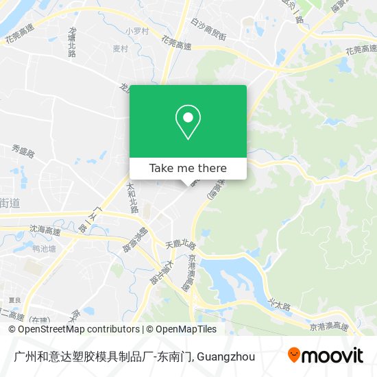 广州和意达塑胶模具制品厂-东南门 map