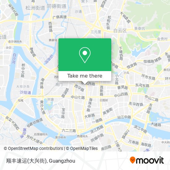 顺丰速运(大兴街) map