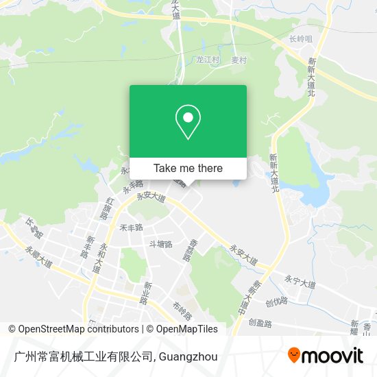 广州常富机械工业有限公司 map