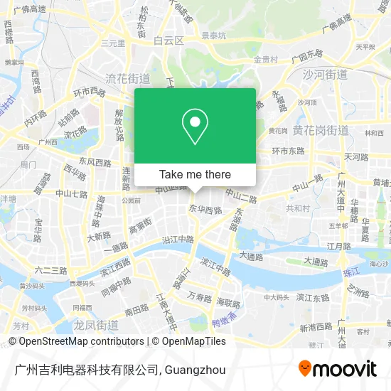 广州吉利电器科技有限公司 map
