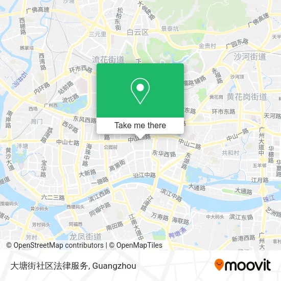 大塘街社区法律服务 map