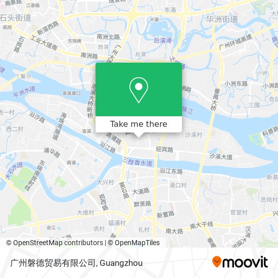 广州磐德贸易有限公司 map