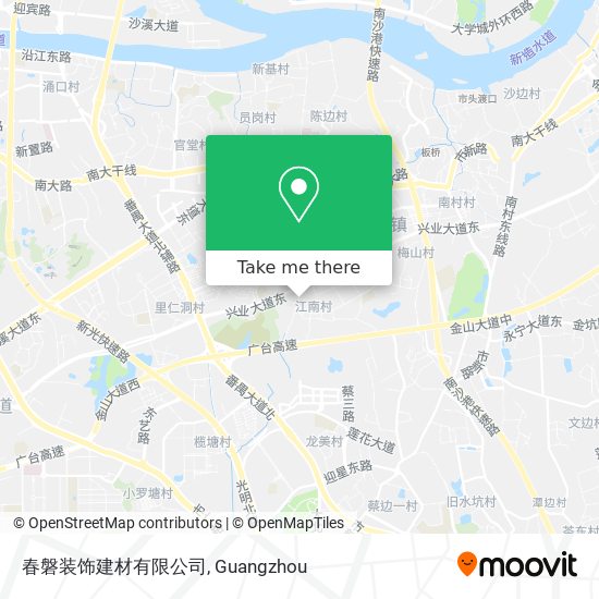 春磐装饰建材有限公司 map
