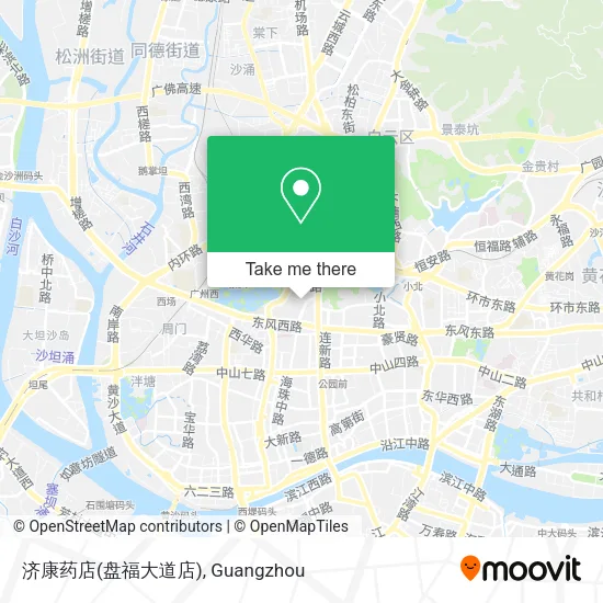 济康药店(盘福大道店) map