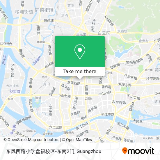 东风西路小学盘福校区-东南2门 map