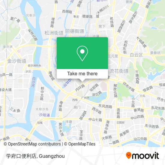 学府口便利店 map