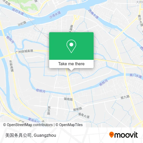 美国务具公司 map