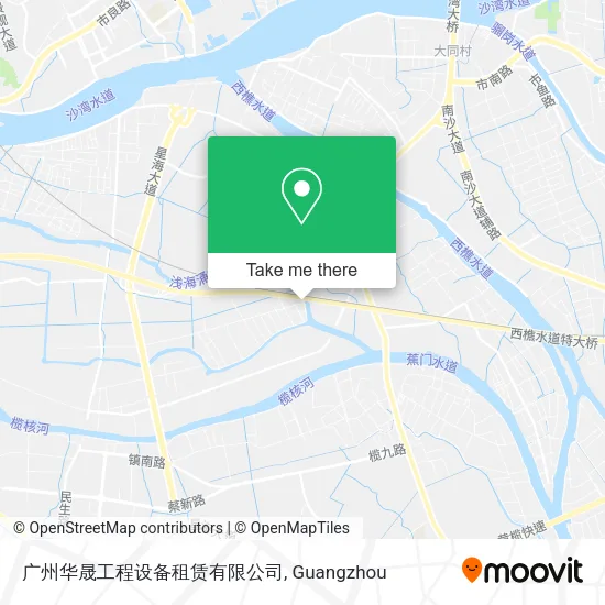 广州华晟工程设备租赁有限公司 map