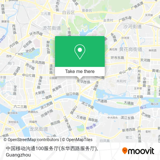 中国移动沟通100服务厅(东华西路服务厅) map