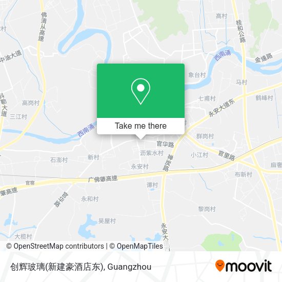 创辉玻璃(新建豪酒店东) map
