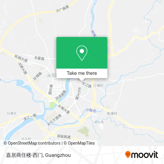 嘉居商住楼-西门 map