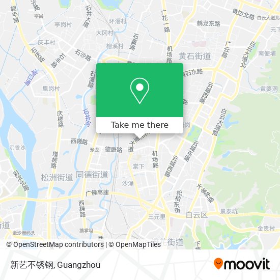 新艺不锈钢 map