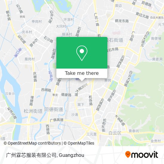 广州霖芯服装有限公司 map