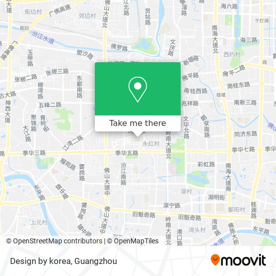 Design by korea map