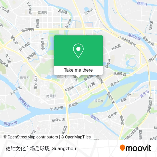 德胜文化广场足球场 map