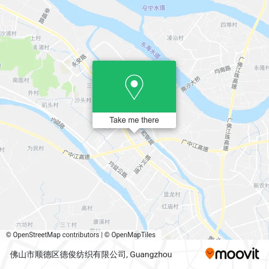 佛山市顺德区德俊纺织有限公司 map