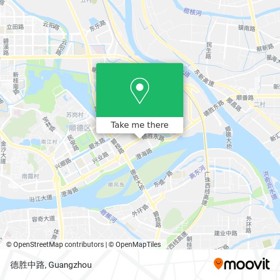 德胜中路 map