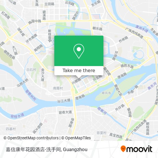 嘉信康年花园酒店-洗手间 map