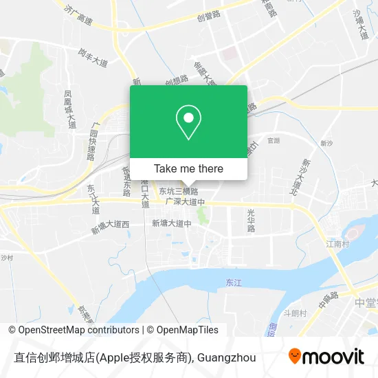 直信创邺增城店(Apple授权服务商) map