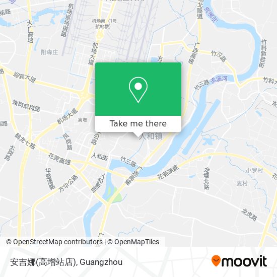 安吉娜(高增站店) map