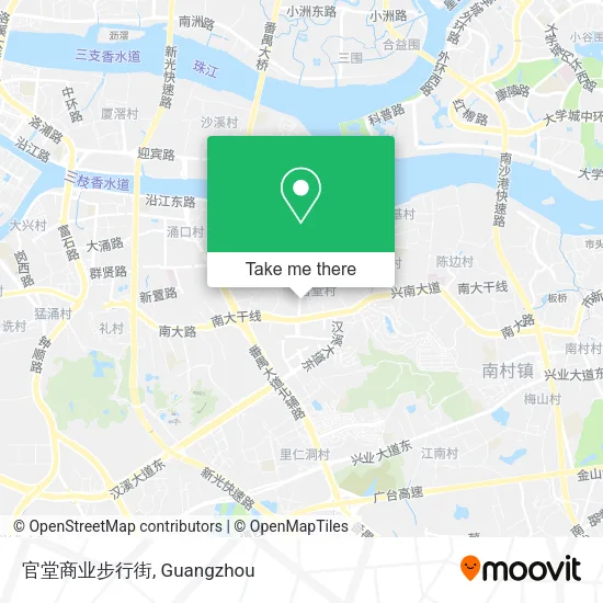官堂商业步行街 map
