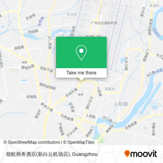 领航商务酒店(新白云机场店) map