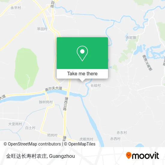 金旺达长寿村农庄 map