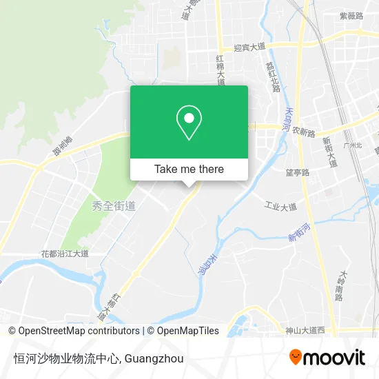 恒河沙物业物流中心 map